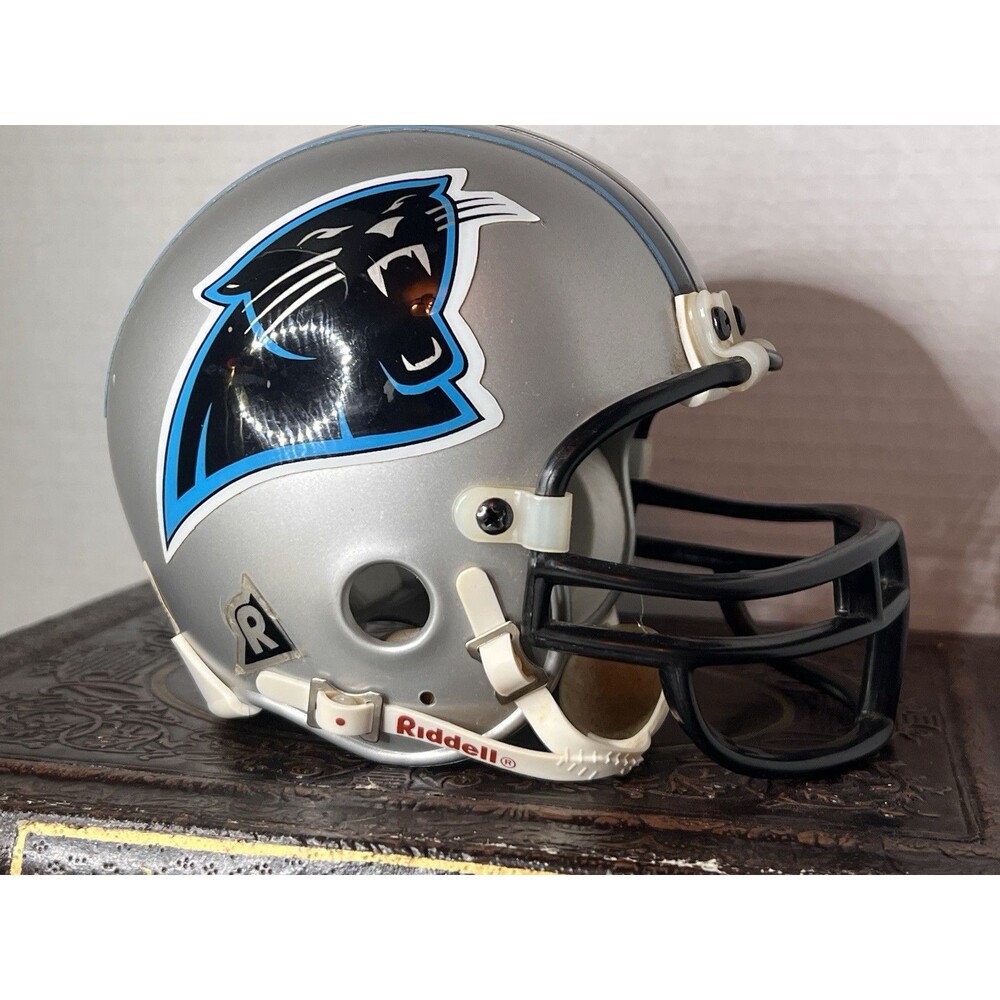 1995-11 Riddell NFL Throwback Mini Helmet Carolina Panthers Black Facemask